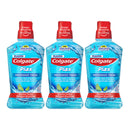 Colgate Plax Peppermint 0% Alcohol Mouthwash, 8.45oz (250ml) (Pack of 3)