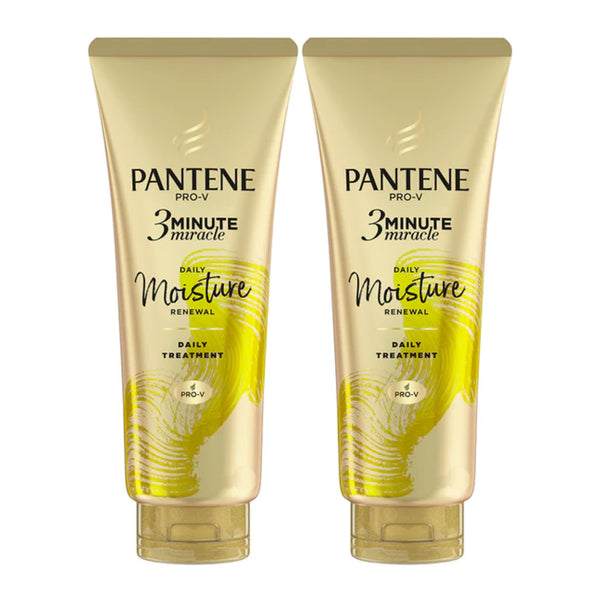 Pantene Pro-V 3 Minute Miracle Daily Moisture Renewal, 6.1 oz (Pack of 2)
