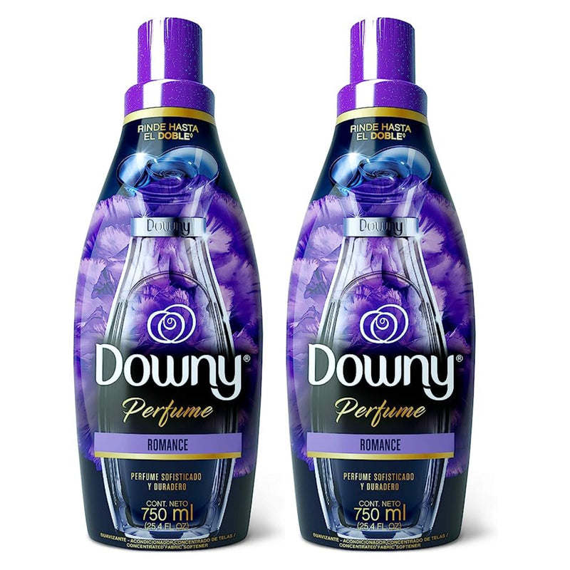 Downy Fabric Softener - Perfume Collections Romance, 750ml (Pack of 2)