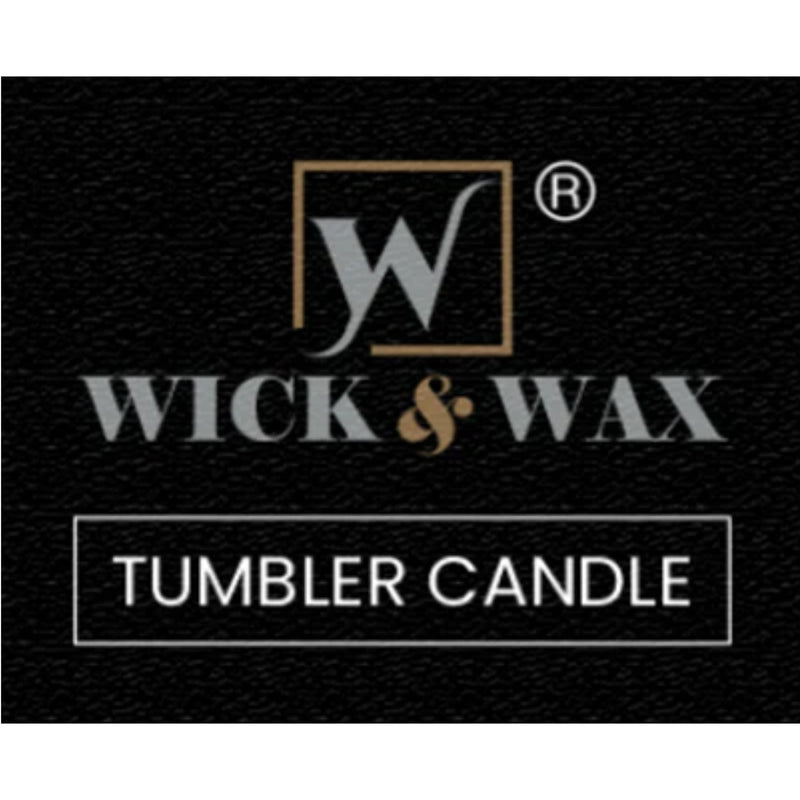 Wick & Wax Aqua Breeze Tumbler Candle, 3.5oz (100g) (Pack of 6)