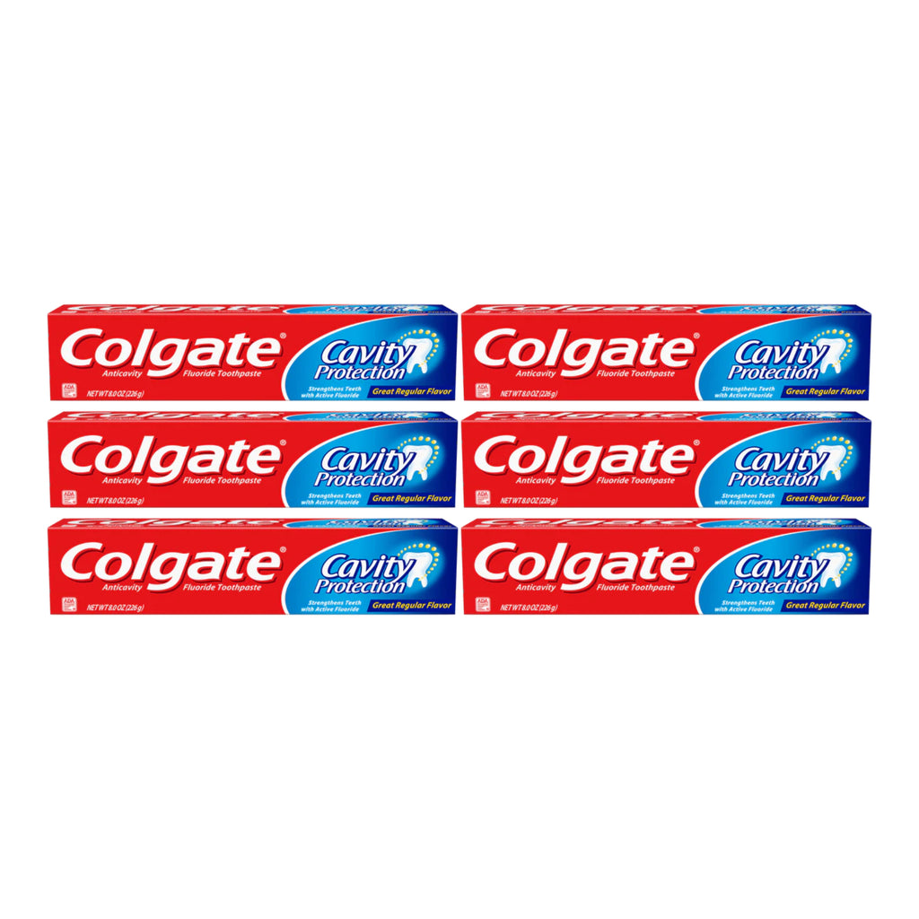 Toothpaste Colgate Market Colgate Cavity Protection Regular Flavor Toothpaste, 8.0oz (226g) (Pac ...