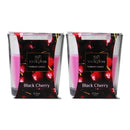 Wick & Wax Black Cherry Tumbler Candle, 3.5oz (100g) (Pack of 2)