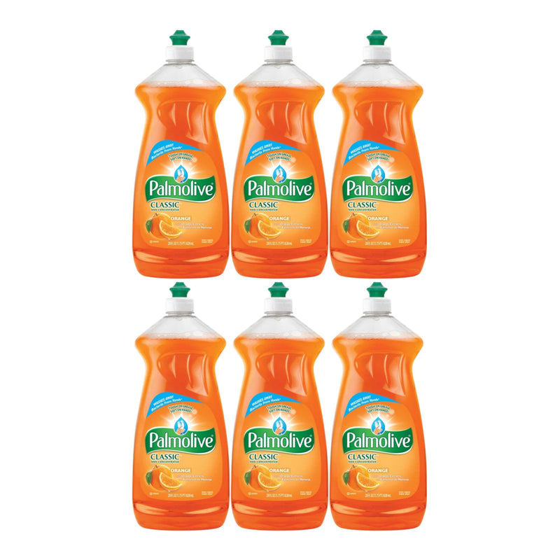 Palmolive Essential Clean Orange Tangerine Scent Dish Liquid, 28 oz (Pack of 6)