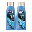 Alberto VO5 Men 3-in-1 Ocean Surge Shampoo Cond Body Wash, 12.5 oz. (Pack of 2)