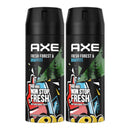 Axe Collision Fresh Forest + Graffiti Body Spray, 150ml (Pack of 2)