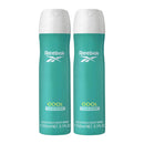 Reebok Cool Your Body Deodorant Body Spray, 5.1 fl oz (150ml) (Pack of 2)