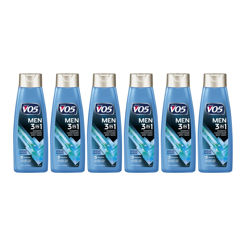 Alberto VO5 Men 3-in-1 Ocean Surge Shampoo Cond Body Wash, 12.5 oz. (P ...