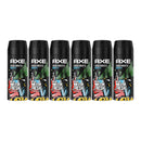 Axe Collision Fresh Forest + Graffiti Body Spray, 150ml (Pack of 6)