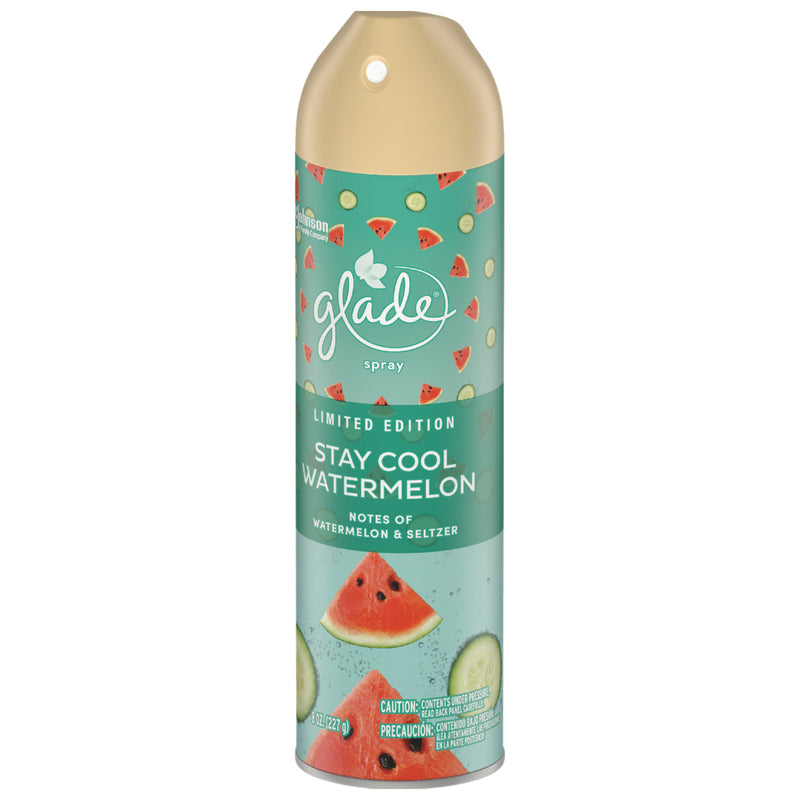 Glade Spray Stay Cool Watermelon Air Freshener Limited Edition, 8 oz