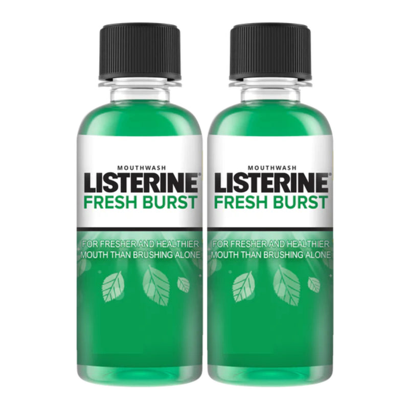 Listerine Freshburst Antiseptic Mouthwash, 3.2oz (95ml) (Pack of 2)
