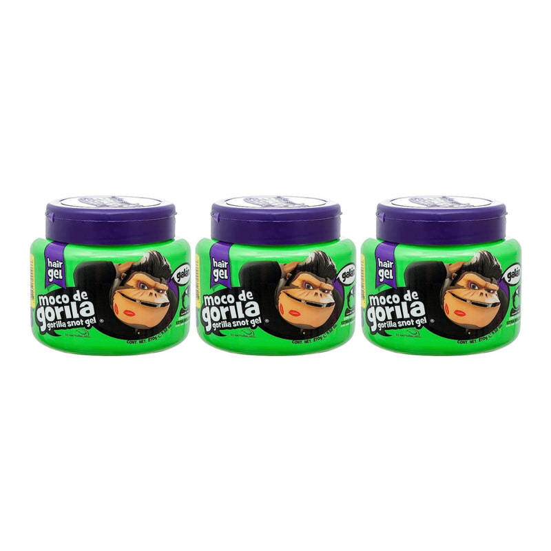 Moco De Gorila Gorilla Galan Snot Hair Gel, 9.52oz (270g) (Pack of 3)