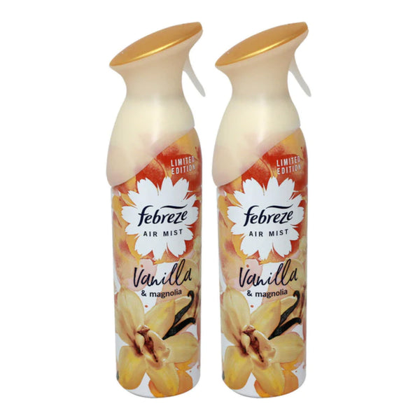 Febreze Air Freshener - Vanilla & Magnolia - Limited Edition, 8.8oz (Pack of 2)