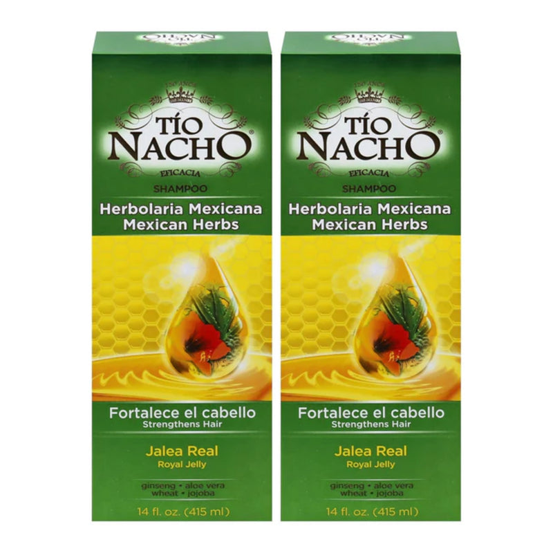 Tio Nacho Shampoo Mexican Herbs - Herbolaria Mexicana, 14oz (415ml) (Pack of 2)