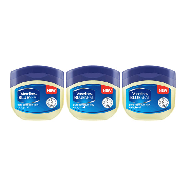 Vaseline Blue Seal Original Petroleum Jelly, 250ml (Pack of 3)