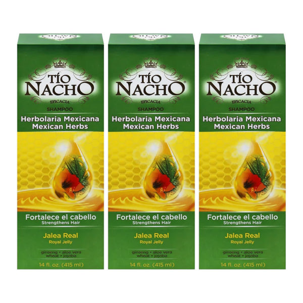 Tio Nacho Shampoo Mexican Herbs - Herbolaria Mexicana, 14oz (415ml) (Pack of 6)