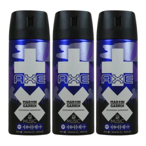 Axe Martin Garrix Music Deodorant + Body Spray, 150ml (Pack of 3)