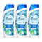 Head & Shoulders Max Cool Double Menthol Anti-Dandruff Shampoo 180ml (Pack of 3)