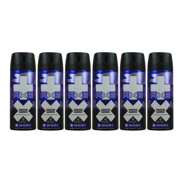 Axe Martin Garrix Music Deodorant + Body Spray, 150ml (Pack of 6)