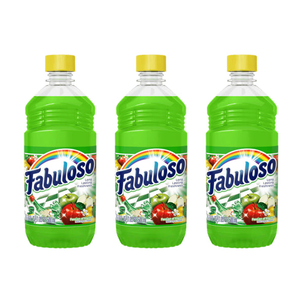 Fabuloso Multi-Purpose Cleaner - Passion of Fruits Scent, 16.9 oz (Pack of 3)