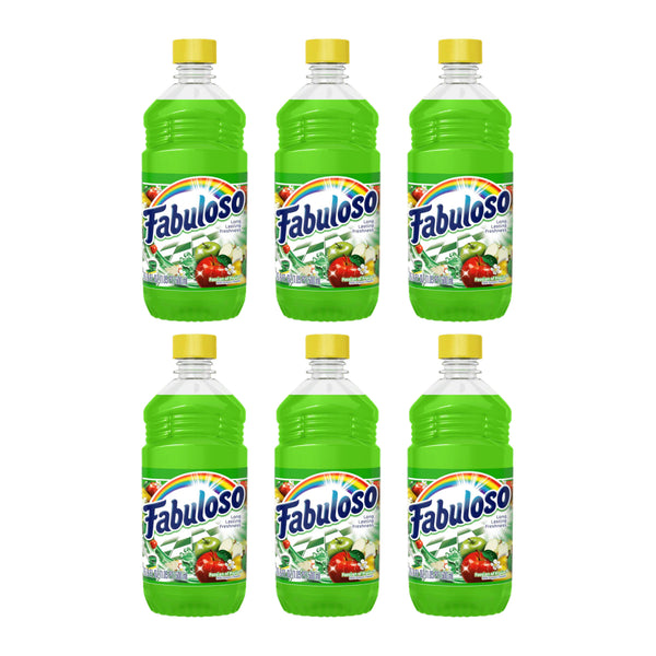 Fabuloso Multi-Purpose Cleaner - Passion of Fruits Scent, 16.9 oz (Pack of 6)