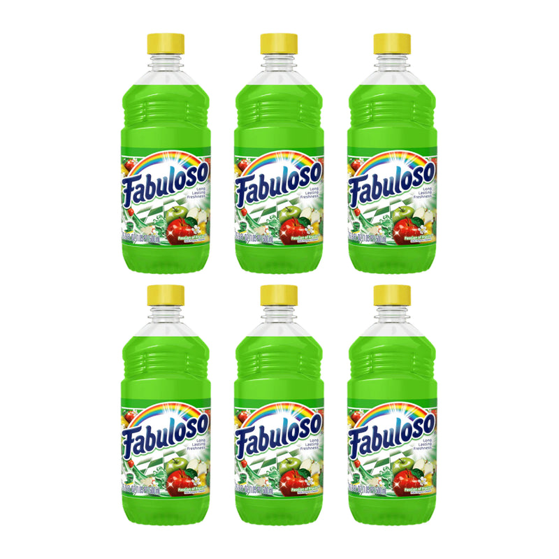 Fabuloso Multi-Purpose Cleaner - Passion of Fruits Scent, 16.9 oz (Pack of 6)