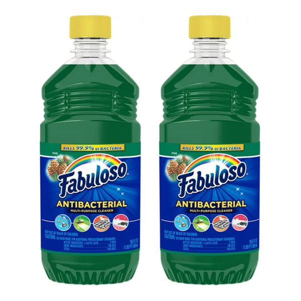 Fabuloso Anti-Bacterial Multi-Purpose Cleaner - Pine Scent, 16.9 oz (Pack of 2)