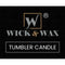 Wick & Wax Apple Cinnamon Tumbler Candle, 3.5oz (100g)