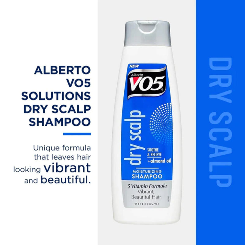 Alberto VO5 Dry Scalp Moisturizing Shampoo, 11 oz. (325ml) (Pack of 12)