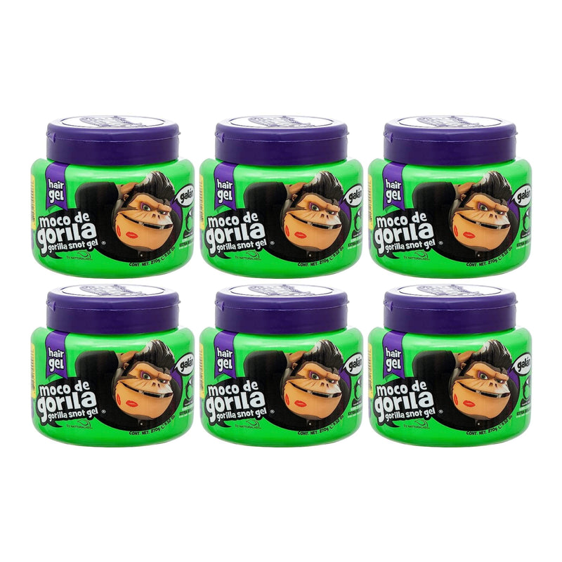 Moco De Gorila Gorilla Galan Snot Hair Gel, 9.52oz (270g) (Pack of 6)