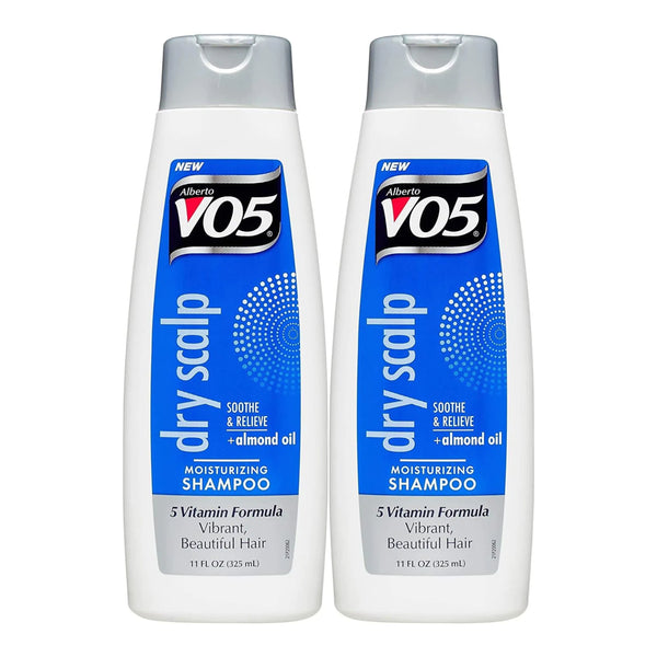 Alberto VO5 Dry Scalp Moisturizing Shampoo, 11 oz. (325ml) (Pack of 2)