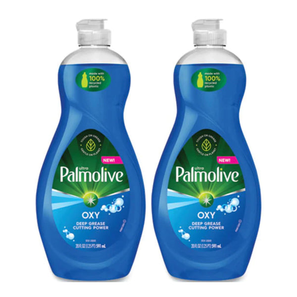 Palmolive Ultra Oxy Power Degreaser Dish Liquid, 20 oz. (591ml) (Pack of 2)