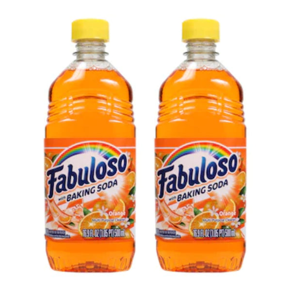 Fabuloso Multi-Purpose Cleaner Baking Soda - Orange Scent 16.9 oz (Pack of 2)