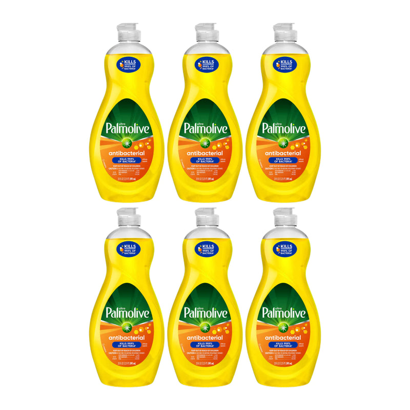 Palmolive Ultra Citrus Scent Antibacterial Dish Liquid, 8oz (236ml) (Pack of 6)