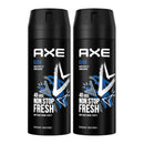 Axe Click Green Apple & Sandalwood Body Spray, 150ml (Pack of 2)