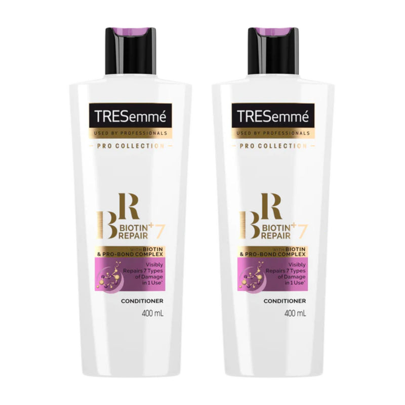 Tresemmé Biotin + Repair 7 Conditioner, 400ml (Pack of 2)