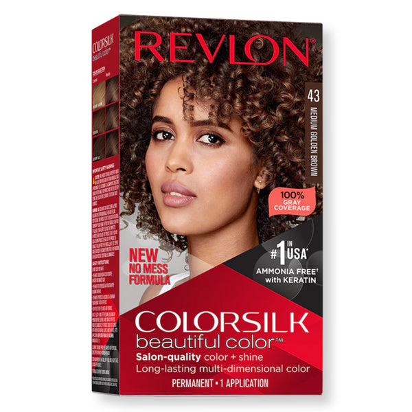 Revlon ColorSilk Hair Color - 43 Medium Golden Brown