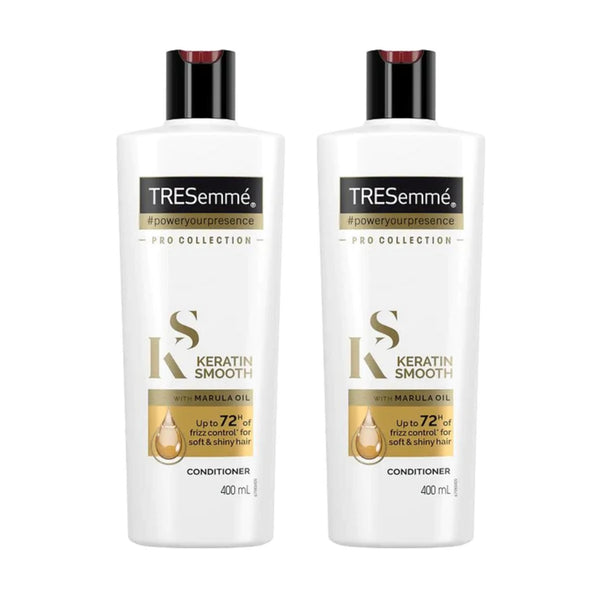 TRESemmé Keratin Smooth w/ Marula Oil Conditioner, 400ml (Pack of 2)