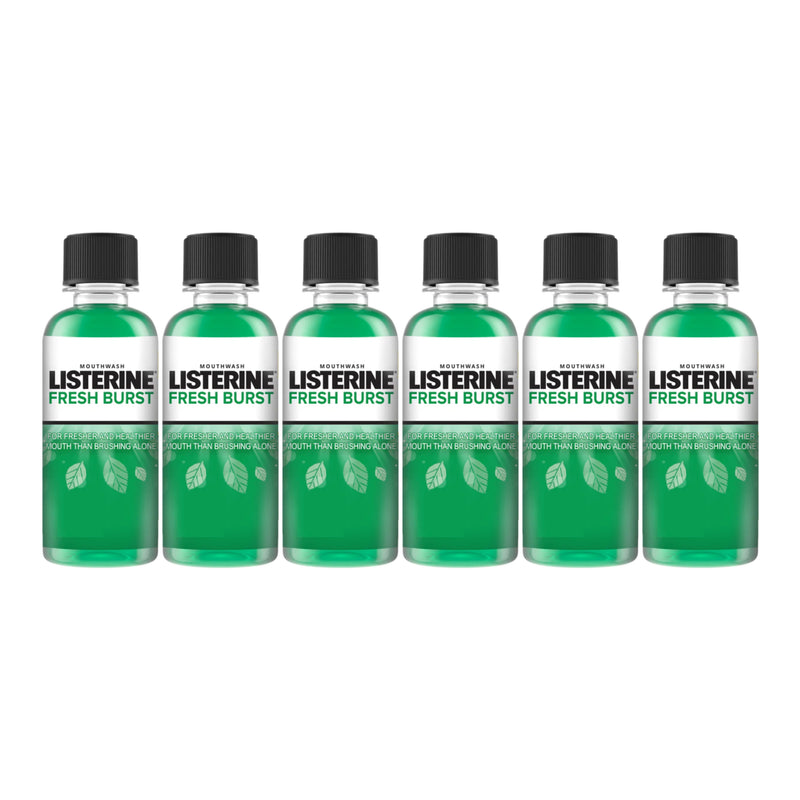 Listerine Freshburst Antiseptic Mouthwash, 3.2oz (95ml) (Pack of 6)