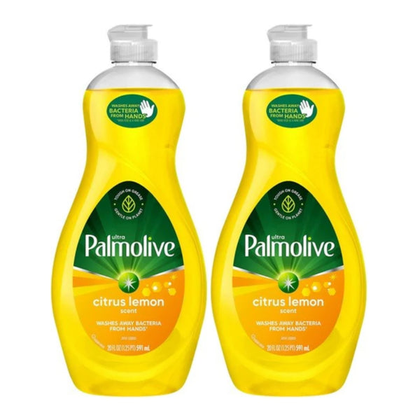 Palmolive Ultra Citrus Lemon Scent Dish Liquid, 20 oz. (591ml) (Pack of 2)