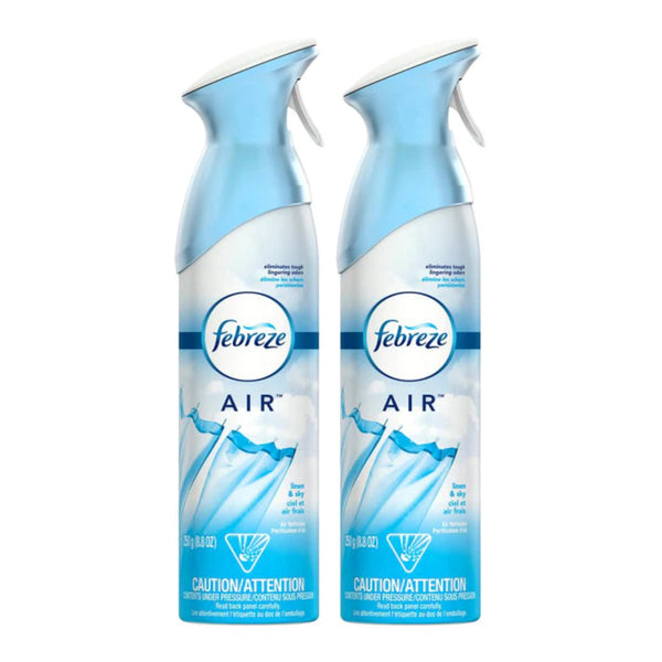 Febreze Air Freshener - Linen & Sky Scent, 8.8oz (Pack of 2)