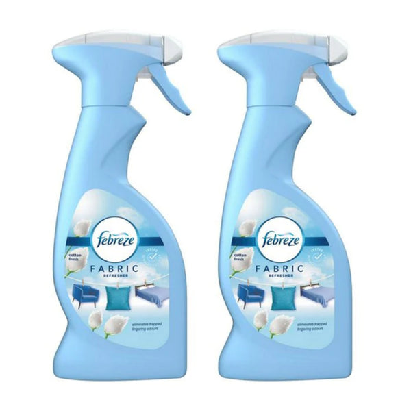 Febreze Fabric Refresher - Cotton Fresh Scent, 375 ml (Pack of 2)