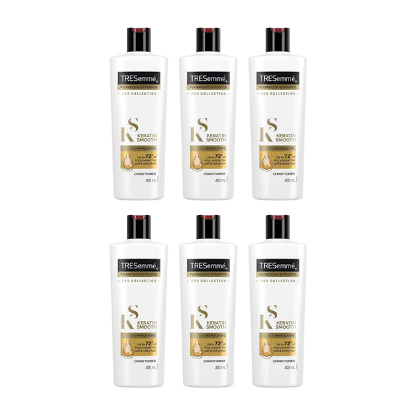 TRESemmé Keratin Smooth w/ Marula Oil Conditioner, 400ml (Pack of 6)