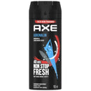 Axe Adrenaline Deodorant + Body Spray, 150ml (Pack of 12)