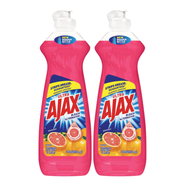 Ajax Ultra Grapefruit (Bleach Alternative) Dish Liquid, 14 oz. (Pack of 2)