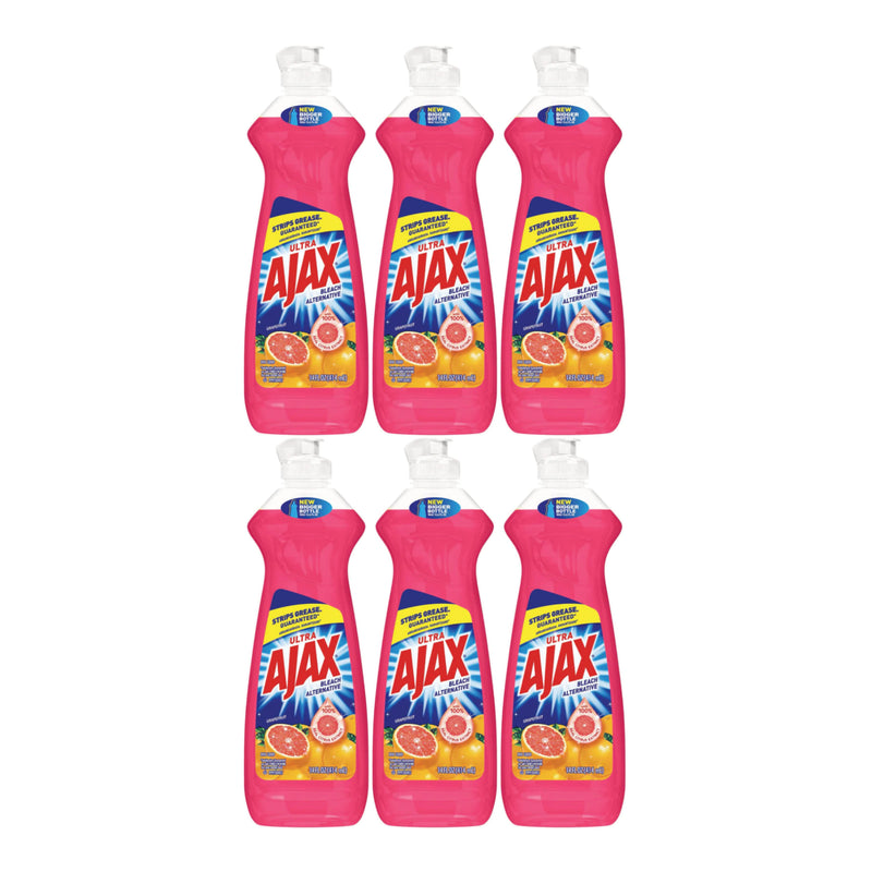 Ajax Ultra Grapefruit (Bleach Alternative) Dish Liquid, 14 oz. (Pack of 6)
