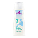 Adidas Women Protect Cotton Milk For Dry Skin Shower Milk, 13.5oz