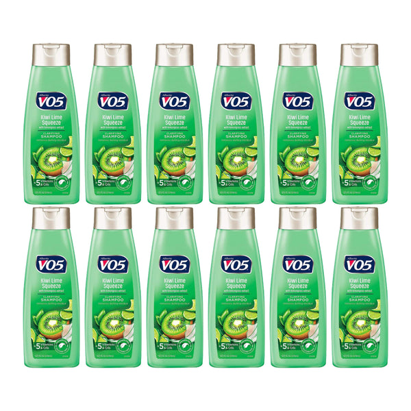 Alberto VO5 Kiwi Lime Squeeze with Lemongrass Shampoo, 12.5 oz. (Pack of 12)