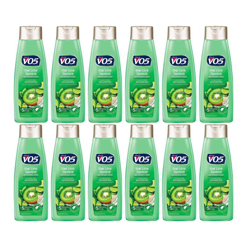 Alberto VO5 Kiwi Lime Squeeze with Lemongrass Shampoo, 12.5 oz. (Pack of 12)