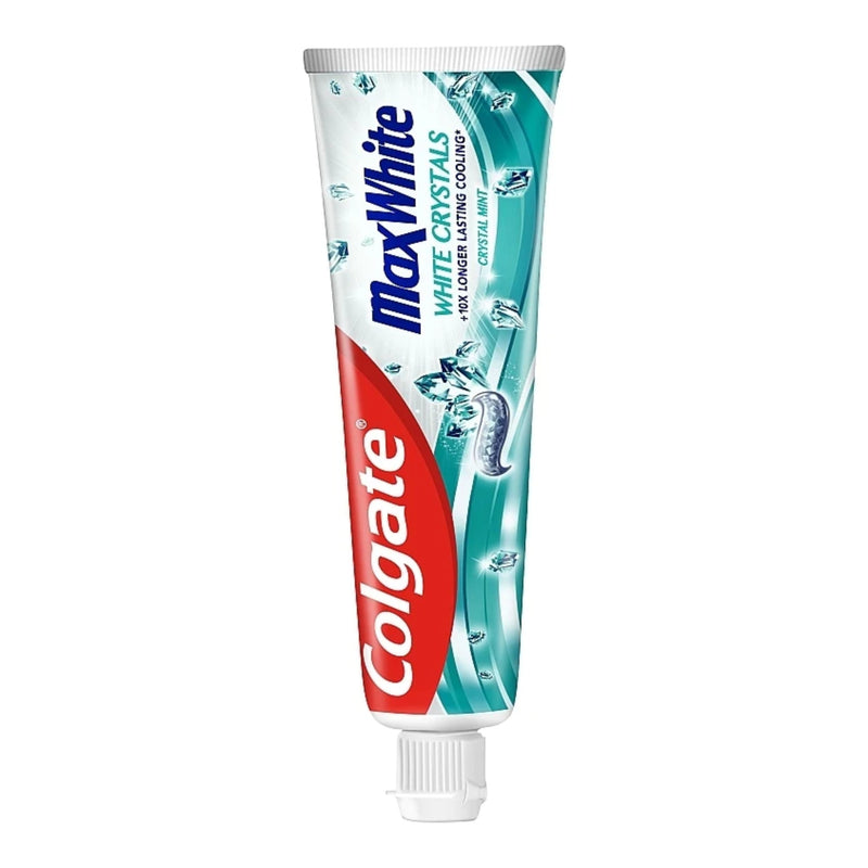 Colgate MaxWhite Whitening Crystals Mint Gel Toothpaste, 100ml 137g (Pack of 3)