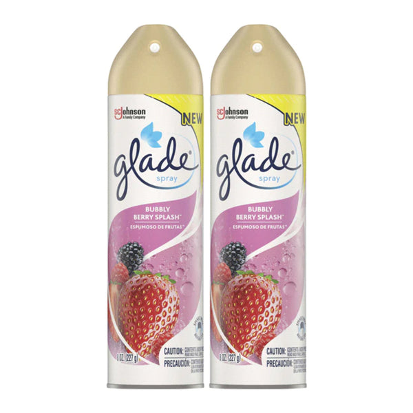 Glade Spray Bubbly Berry Splash Air Freshener, 8 oz (Pack of 2)